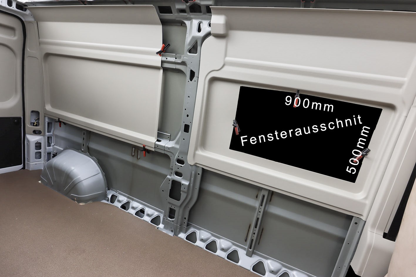 Komplette Innenverkleidung für Fiat Ducato, Citroën Jumper, Peugeot Boxer (ab Baujahr 2006) und Opel Movano (ab Baujahr 2023)